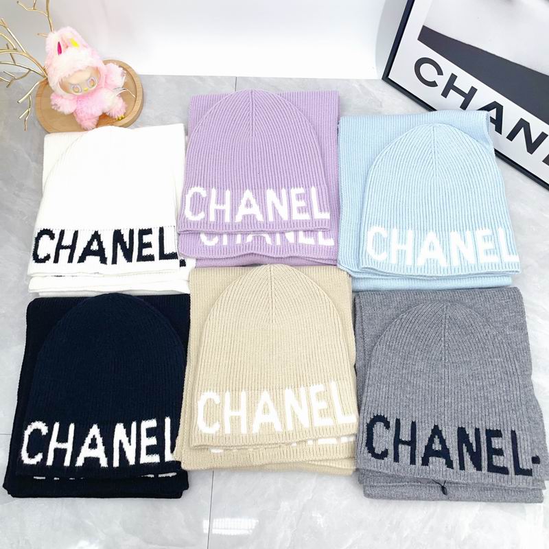 Chanel Scarf hat 2PCS 0107